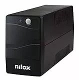 Nilox, UPS Premium Line Interactive 1200VA, Stabilizzatore di Tensione Tramite AVR, Protegge Computer e Periferiche dai Blackout e Disturbi della Rete Elettrica, con Tecnologia Line Interactive
