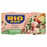 Rio Mare - Tonno in Salsa Piselli e Tonno, Piatto Pronto da Gustare anche Caldo, 2 Lattine da 160g