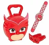 JAMARA PJ Masks Owlette – Set da Gioco da 3 Pezzi, Braccialetto per Veri Pigiami, spionare i Cattivi Attraverso Il binocolo, Valigetta Stabile e maneggevole Colore: Rosso, 410107