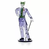 Swarovski DC Comics, Joker, Oggetto Decorativo con Personaggio in CristalliSwarovski e Metallo Laccato e Placcato in Tonalità Oro, Multicolore