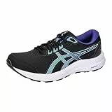 ASICS Gel-Contend 8, Sneaker Donna, Black/Aquarium, 39 EU