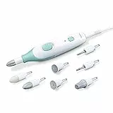 Sanitas SMA 36 - Fresa elettrica per Unghie con 7 Accessori Professionali per Manicure e Pedicure in zaffiro e feltro, Velocità a regolazione continua (3800 - 4600 giri/min)