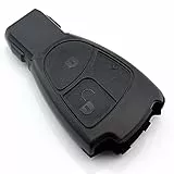 C.D.R. Custodia per chiave con telecomando a 3 tasti, compatibile con Mercedes Benz: Classe A, Classe B, Classe C, Classe E, Classe S, SL, SLK, Vaneo, Viano, Vito ecc.