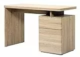 Marchio Amazon - Movian Ohrid - Scrivania con 1 anta e 1 sportello, 120 x 55 x 76 cm, effetto quercia Sonoma