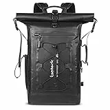 Inateck Zaino per Ciclismo Zaino moto Extra Large di Grande capacità, Zaino Impermeabile Multifunzionale Organizer per Bicicletta con Tracolla Staccabile, per Escursionismo e attività all’Aperto