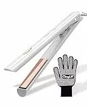 CkeyiN Piastra per Capelli, 2 in 1 Lisci o Ricci Professionale Ceramica con Temperatura Regolazione 140°C-220°C, Riscaldamento Rapido Per Capelli Lunghi e Corti Styling Lisci o Ricci