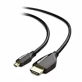 Cable Matters Cavo Micro HDMI a HDMI Alta Velocità (Cavo Micro HDMI HDMI) Risloluzione 4K Preparato - 5m