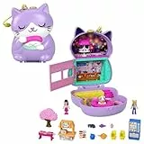 Polly Pocket  - Gattino Sushi Cofanetto, playset a tema sushi con 2 micro bambole e 12 accessori, Giocattolo e regalo per Bambini 4+ Anni, HCG21