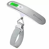 MYCARBON Bilancia per Valigie Bilancia Valigie da Viaggio Elettronica Digitale 50KG Funzione Tara LCD Display Bilancia Pesa Valigie Portatile