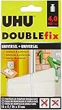 Uhu Doublefix ultra forte universale in pastiglie adesive, resistenza a 4 kg, 16 pastiglie