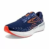 Brooks Glycerin Gts 20, Scarpe da corsa Uomo, Blu Profondità Blu Palazzo Arancione, 45 EU
