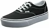 Vans Doheny Platform, Sneaker, Donna, (Canvas) Black/White, 36 EU