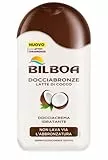 Bilboa, Docciabronze Idratante, Doccia Crema con Latte di Cocco per Corpo e Capelli, Idrata la Pelle e Non Toglie l'Abbronzatura, Dermatologicamente Testato, 220 ml