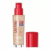 Rimmel London Lasting Finish 25 Ore, Fondotinta Coprente Liquido a Lunga Durata SPF 20, True Ivory, 30 ml