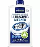 Detergente a ultrasuoni concentrato 750ml per occhiali e gioielli - sufficienti per 30 litri di soluzione detergente