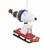 Hallmark Arachidi ornamentali da collezione – Snoopy sulla slitta