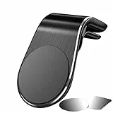 soleilx Supporto Auto Smartphone Magnetico Universale Porta Cellulare Auto per telefoni per iPhone XS Max/Xs/Xr/X/8/7/6s Plus, Galaxy S10 S9 Note Huawei P20 Xiaomi (Nero)