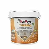 MaxMeyer Pittura per interni termica, antimuffa, anticondensa, A+ e priva di formaldeide, Thermo A+ Active BIANCO 10 L
