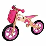 Bino 82707 - Bicicletta, Rosa, Legno