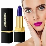 JINGLING Rossetto blu che cambia colore – Magic Blue Lipstick rossetto con cambio colore, lucidalabbra blu a lunga durata, balsamo per labbra impermeabile colorato per donne e ragazze