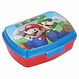 Stor FUNNY SANDWICH BOX Porta Pranzo Rettangolare, Super Mario