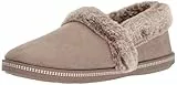 Skechers Cozy Campfire - Team Toasty, Pantofole da Donna, Beige (Dark Taupe Microfiber Suede Faux Fur Line Dktp), 38 EU