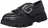 Geox D Vilde N, Mocassini Donna, Nero (Black), 39 EU
