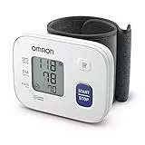 OMRON RS1 Monitor automatico da polso per uso domestico o in viaggio - misuratore bracciale preformato 13,5 - 21,5 cm, guida per avvolgere il bracciale