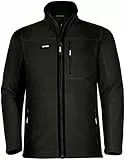 Uvex Echor - Giacca da lavoro da uomo in pile Sherpa, Nero , XL