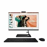 Lenovo IdeaCentre AIO 3 All-in-One Gen 7 - Display 23.8' FullHD (Processore Intel® Core™ i3-1215U, 512GB SSHD, RAM 8GB, DVD±RW, Speakers, WiFi 6, Windows 11 Home) Tastiera+Mouse USB - Black