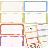 60 Pz Etichette Adesive Colorate Scrivibili Etichette Contenitori Adesivi per Scrivere Nome Scrapbooking Trasloco Barattoli Scatole Regalo Sacchetti Libri Quaderno Scuola Ufficio Casa Cucina