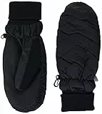 Amazon Essentials Women's Puffy Mittens Guanti, Nero, L-XL