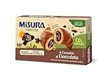 Misura Cornetti Fibrextra Cioccolato | 100% Farina Integrale | Più Ricchi di Farcitura | Confezione da 308 grammi