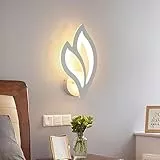 SENQIU Applique da Parete Interno, 13W 1500LM 3000K Luce Bianco Calda Lampada da Parete a LED a Forma di Fiore in Acrilico, Lampada a Muro Moderna per Corridoio, Camera da Letto, Soggiorno