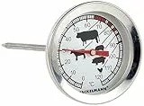 Fackelmann Termometro per Carne, Acciaio Inox, Argento, 11 cm