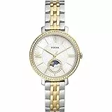 Fossil Orologio Jacqueline Donna, movimento multifunzione, cassa in acciaio inossidabile bicolore da 36 mm con bracciale in acciaio inossidabile, ES5166