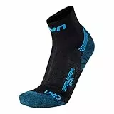 UYN Superleggera Calza da Running Uomo, Calze da Corsa, Black/Indigo, 39/41