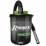 RIBIMEX - Aspiracenere elettrico Minicen, Filtro HEPA, 10 L, 800 W - PRCEN011