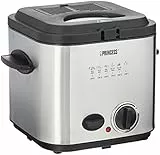Princess Mini Friggitrice e Macchina per Fonduta 2 in 1 Immersione, 840 W, 1.2 Litri, Acciaio Inossidabile, Bianco