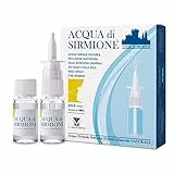 Acqua di Sirmione | Ideale per naso chiuso 6 Flaconcini da 15 ml. Può Essere Utilizzata Con Spray Nasale o In Aerosolterapia. Adatto Per Adulti e Bambini
