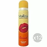 Set 12 MALIZIA Deodorante Spray 75 Body Sensual Cura E Igiene Del Corpo
