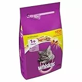 Whiskas Mars Petcare per 1+ anni Gatto completo secco con pollo, 1,4 kg