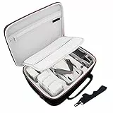 QKTYB Borsa per DJI Mini 3 Pro, Borsa da Viaggio Portatile per DJI Mini 3 Pro con Spallacci Case per Drone Combo e Accessori Custodia per DJI Mini 3 Pro Drone, Nero , Cartella portadocumenti