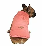 Rantow Animale Domestico Cappotto Giacca Foderato in Pile per Cani Cucciolo Bottoni Invernali Vestiti Caldi del Vestito della Maglia per Il Chihuahua Corgi Bulldog?Rosa L