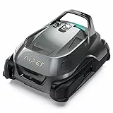 AIPER Seagull Plus - Robot Piscina Senza Fili, Potenza Elevata, Design Idrodinamico, LED, AutoParcheggio, Ricarica Veloce, Durata Fino 180 min, Piscine Max 120 m, Gancio Recupero, Grigio