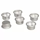Rayher 56935000 - Portacandele in metallo, diametro 2,2 cm, confezione da 6 pezzi