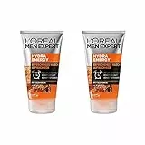 L'Oréal Men Expert Hydra Energy Detergente senza sapone, con vitamina C, pulizia profonda (2 x 100 ml)
