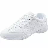 Scarpe da cheerleading bianche ragazze cheer scarpe da donna scarpe da ballo yoga fitness ginnastica allenamento scarpe, bianco, 40 EU