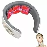Massaggiatore cervicale Massaggiatore collo Massaggio Elettrico per Collo con Funzione di Riscaldamento, 6 Modalita di Massaggio, 9 livelli di forza