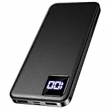 Power bank 10000mAh FAHEFANA Caricatore Portatile Sottile & Leggero con Display LED Powerbank USB C 3A (Input&Output) Compatibile con iPhone,Samsung Galaxy,Huawei,Xiaomi,iPad, ecc